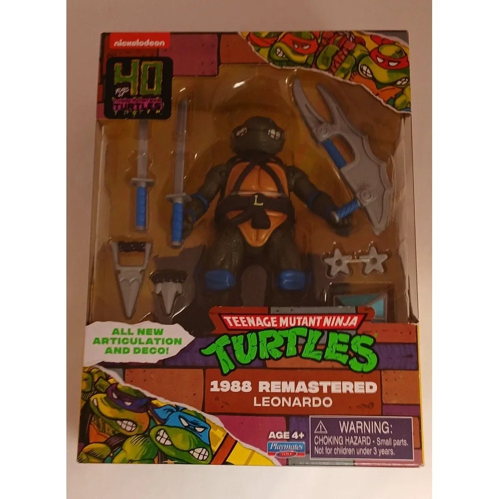 Leonardo-TMNT‎ 1988 Remastered Teenage Mutant Ninja Turtles New Release-IN HAND